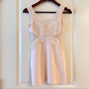 Millau light pink bodycon dress